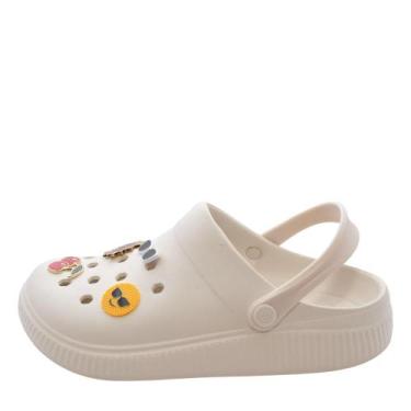 Imagem de Tamanco Feminino Moleca Full E.V.A REF: 5832101, Branco off, 37