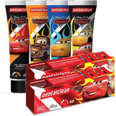 Imagem de Pasta De Dente 50g Dentalclean Carros Sabor Tuttifrutti Kids