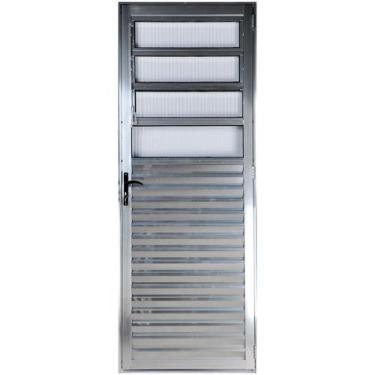 Imagem de Porta De Alumínio Basculante 2,10 X 0,70  Esquerda Linha All Modular C