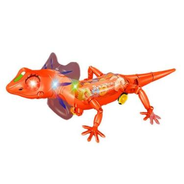 Imagem de Developmental Electro Mechanical Lizard Baby Toys Battery Op - Gloome 