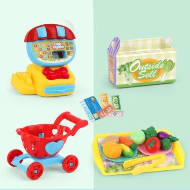 Imagem de Conjunto de brinquedos Play House Supermarket Cash Register - Gloome S