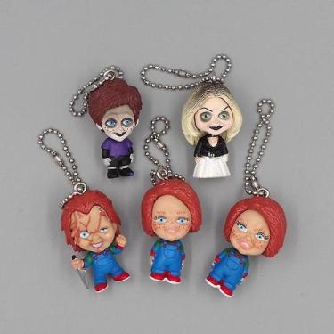 Imagem de Conjunto de chaveiros do filme de terror Chucky Bride Of Chucky 4 cm 5