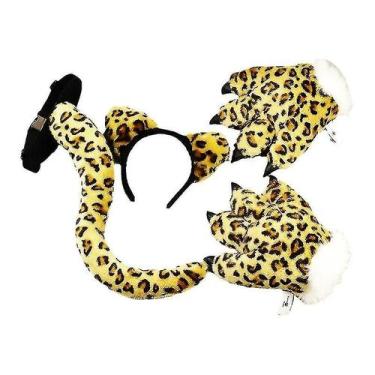 Imagem de Conjunto de traje de cosplay de anime Animal Paw, luvas de pelúcia, ca