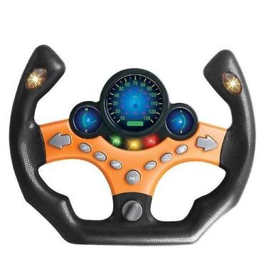 Imagem de Brinquedo de volante de simulação elétrica com luz e som - Gloome Stor