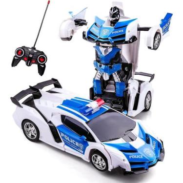 Imagem de Brinquedo robô transformador de deformação de carros para crianças de 