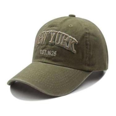 Imagem de Boné Snapback New York Vintage  Algodão Lavado Bordado Retrô  Luke Spo