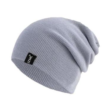 Imagem de Gorro De Inverno Tricotado Unissex Em Várias Cores Com Etiqueta Decora