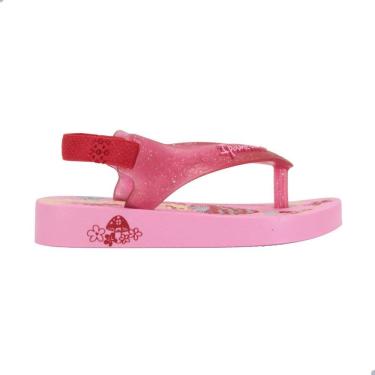 Imagem de Chinelo Infantil Bebê de Menina Ipanema Rosa/Glitter/Vermelho