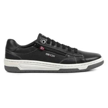 Imagem de Tenis Sapatênis Ferracini VOX Casual Masculino Couro Preto-Masculino