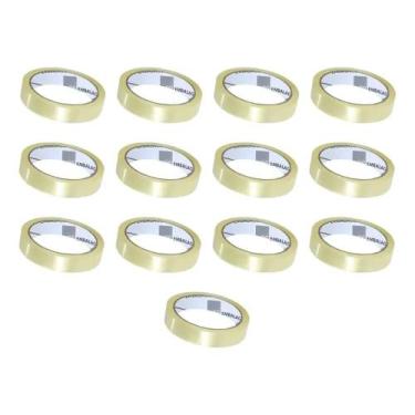 Imagem de Kit 13 Durex GG Embalagens Fita Adesiva Transparente 18mm x - Congratu