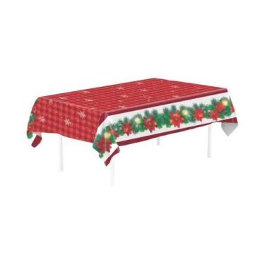 Imagem de Toalha De Mesa De Natal 2024 Com Tema Do Papai Noel, Decoração Para Ca