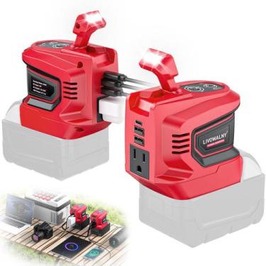 Imagem de Inversor de energia LIVOWALNY 200W DC 18V para AC 110V USB Carregador 