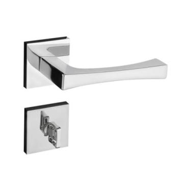Imagem de Fechadura Zamac Vivaldi Roseta 885-90 Cromada - Pado Banheiro