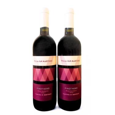 Imagem de 2 Vinhos Tintos Secos Italianos Pinot Noir San Martino 750ml