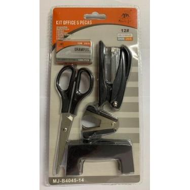 Imagem de KIT ESCRITORIO e ESCOLAR METAL 5PC 0148 preto - Moure Jar