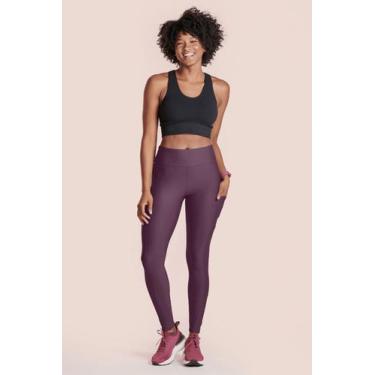 Imagem de Calca LSport AF Legging Run 6 Pockets 76233, P, Ameixa