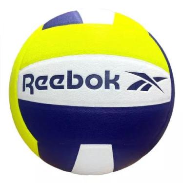 Imagem de Bola De Vôlei Reebok Classic, 5, Azul, Amarelo