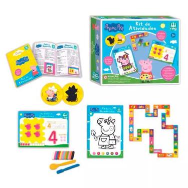 Imagem de Kit de Atividades Infantil - Peppa Pig - Nig Brinquedos