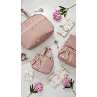 Imagem de KR RK Bolsas PERSONALIZADOS Kit Maternidade Mala, Frasqueira e Mochila