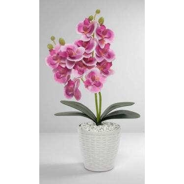 Imagem de Arranjo Orquídea Decorativa Premium Pink 28cm - Congratulations Store