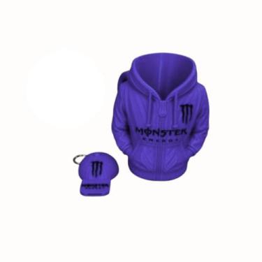 Imagem de Porta Lata para Energético Monster 473ml + Abridor - Modelo Moletom - 