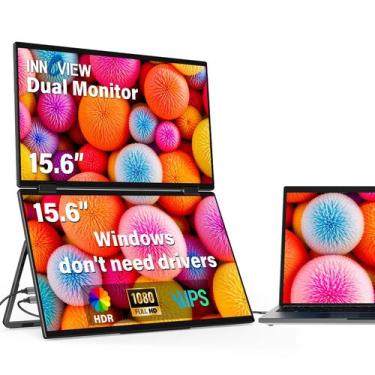 Imagem de Monitor portátil duplo InnoView InnoView, 15,6", 1080P FHD