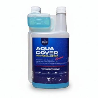 Imagem de Capa Térmica Líquida p/ Piscina AquaCover 900ml Reduz Evaporação - O P