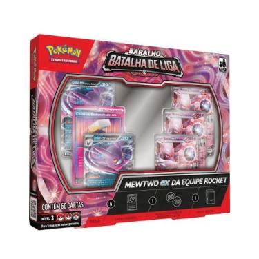 Imagem de Jogo Deck Batalha de Liga Pokémon Mewtwo Ex 60 Cartas Copag