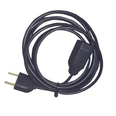 Imagem de Extensão Elétrica 10/20a 02 Metros Plug Reto Cabo Pp 2x1,5mm - Lisse O