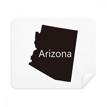 Imagem de Arizona – Pano de limpeza de mapa dos Estados Unidos da América – 2 peças de tecido de camurça