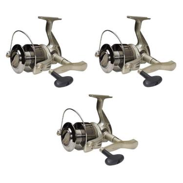 Imagem de Kit 3 Molinetes Pesca Marine Sports Elite 6000 3 Rolamentos