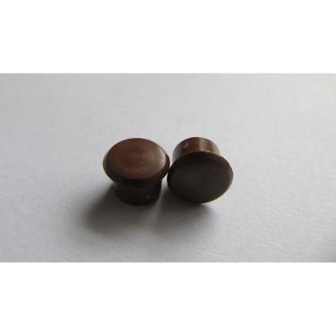 Imagem de Tapa Furo Com 10 Peças, Marrom, 8Mm