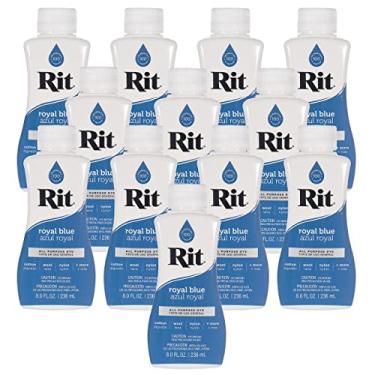 Imagem de Rit Corante Líquido Multiuso | Pacote com 12 | Funciona com Misturas de Algodão, Seda, Madeira e Outros Tecidos/Tecidos | Crie Cores e Desenhos Personalizados