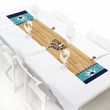 Imagem de Strike Up the Fun - Bowling - Petite Birthday Party or Baby Shower Paper Table Runner - 30cm x 150cm