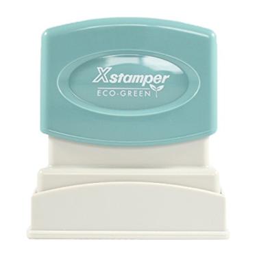 Imagem de Xstamper Carimbo de estoque de 2 cores pré-tintado 2022 "cópia", tamanho da impressão: 1/2" x 1-5/8", azul/vermelho