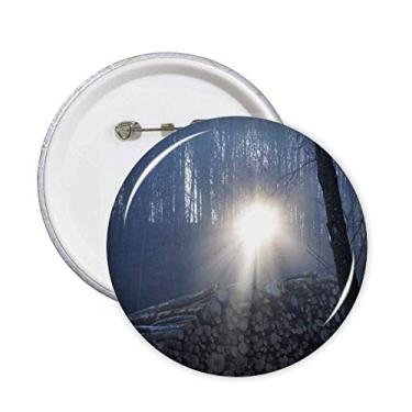 Imagem de Science Nature Escuro Cenário Florestal Alfinetes Emblema Botão Decoração Acessório 5 peças