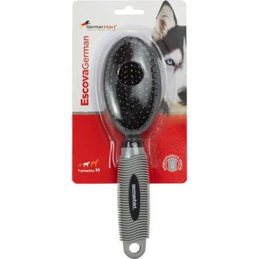 Imagem de Escova GermanHart Grooming Borracha Sem Bolinha para Cães - Tam. M