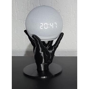 Imagem de Suporte para Echo Dot 4/5 Alexa - Mão/Mãozinha COR:PRETO