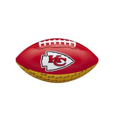 Imagem de Bola Futebol Americano Nfl Mini Peewee Team Kansas City Chiefs Wilson