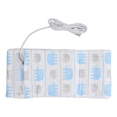 Imagem de Saco de Calor para Leite de Viagem, Estojo para Aquecedor de Mamadeira Com Fecho de Zíper USB e Proteção contra Incêndio para áreas Externas (Elefante)