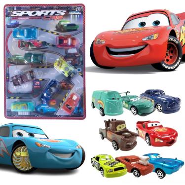 Carrinhos de brinquedo do filme carros 3 da disney pixar, centro de corrida,  danos, swervez, no.19, relâmpago mcqueen, 1:55, carro de metal, presente de  natal para crianças, ano novo - AliExpress