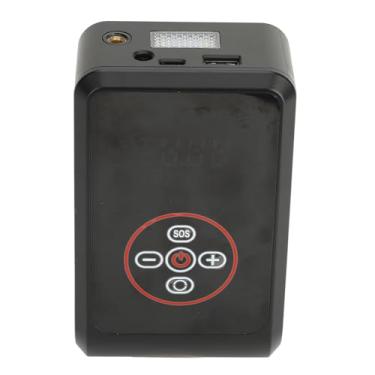 Imagem de Compressor de Ar Portátil para Inflar Pneus de Carro, 80W, Potência 50L/min, 3600mAh, 150PSI, Bomba de Ar Sem Fio Com Bicos 7,4V