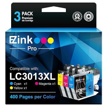Imagem de E-Z Ink Pro Cartuchos de tinta compatíveis de substituição para Brother LC3011 LC3013 LC3013XL LC-3011 LC-3013 para funcionar com Brother MFC-J491DW MFC-J497DW MFC-J895DW MFC-J690DW (1 ciano, 1