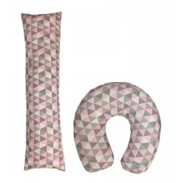 Imagem de Kit Protetor de Cinto de Segurança + Almofada Ajuste Pescoço Adulto e 