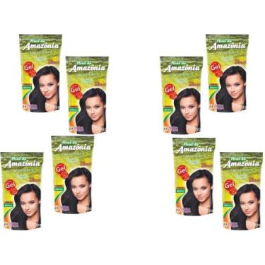 Imagem de Amazonia Preto Medio (Preto Natural) Hene em Gel 180gr Divina Dama Pou
