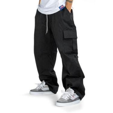 Imagem de Calça Hocks Sarja Jogger Asfalto Big Preto, G