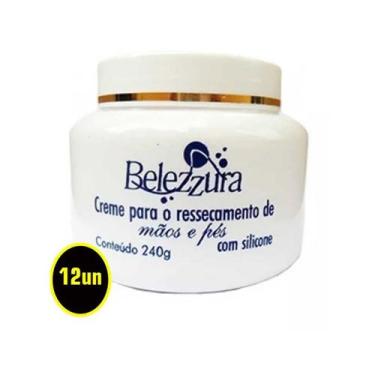 Imagem de Creme Ressecamento Mãos Pés C/ Silicone Belezzura 240g 12UN