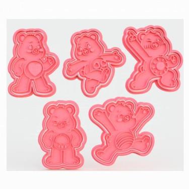 Imagem de Kit 5 Cortadores Ursinhos Carinhosos 6CM - Embody3d
