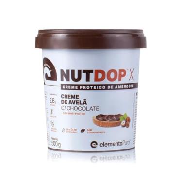 Imagem de Elemento Puro Nutdop X Creme De Amendoim - Creme De Avelã Com Chocolate - 500G Elementopuro