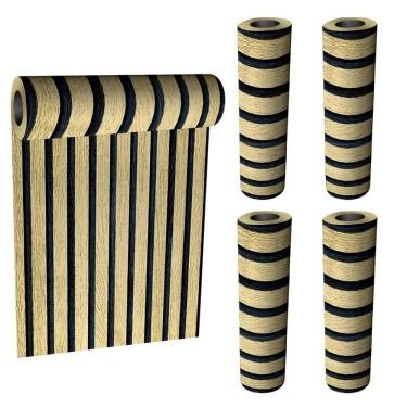 Imagem de Papel de Parede Adesivo Ripado Decorativo 4 Rolos 45cm x 5m - Rio Home